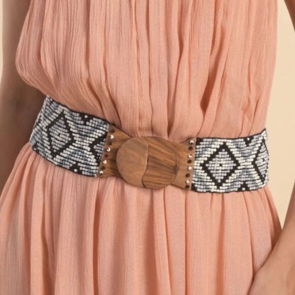 Southwestern Beaded Belt - Picture 1 of 5